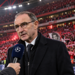 Post-Match Interview Beneath the Floodlights