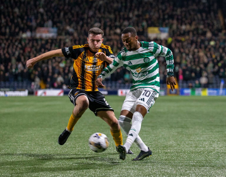 2026 Scottish Cup Football Auchinleck Talbot versus Celtic Jan 18th